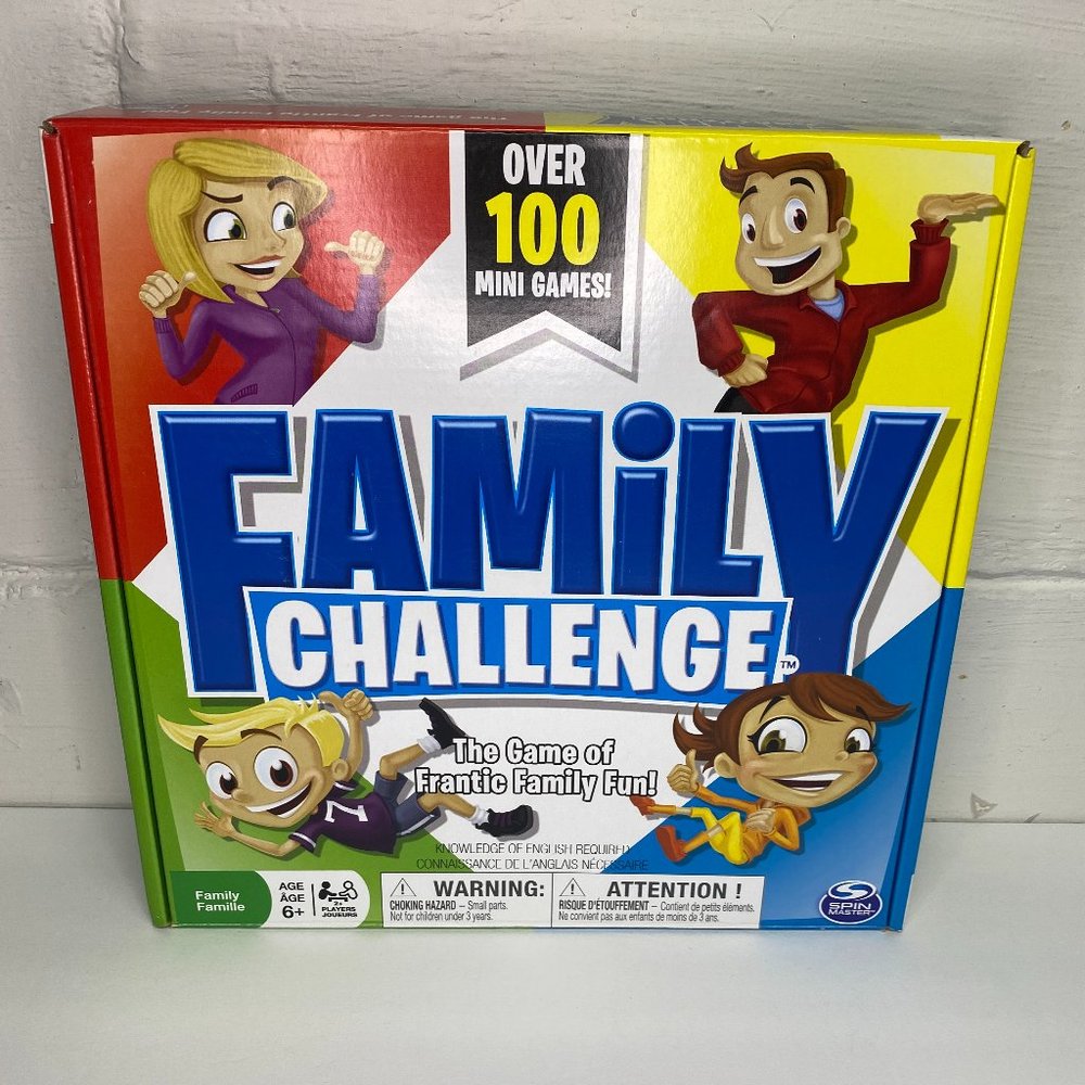Family Challenge Board Game - Excellent Condition!